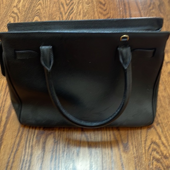 Lederer Black Leather Handbag - Picture 4 of 5